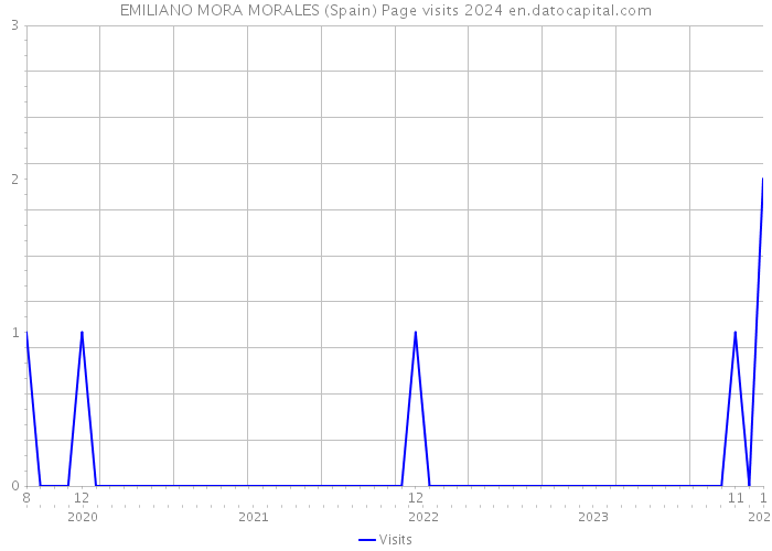 EMILIANO MORA MORALES (Spain) Page visits 2024 