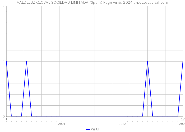 VALDELUZ GLOBAL SOCIEDAD LIMITADA (Spain) Page visits 2024 