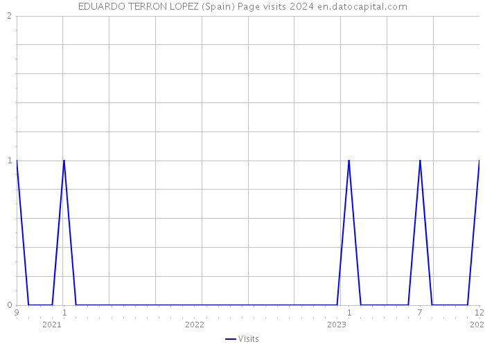EDUARDO TERRON LOPEZ (Spain) Page visits 2024 