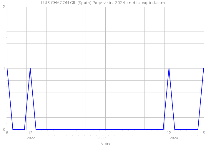 LUIS CHACON GIL (Spain) Page visits 2024 