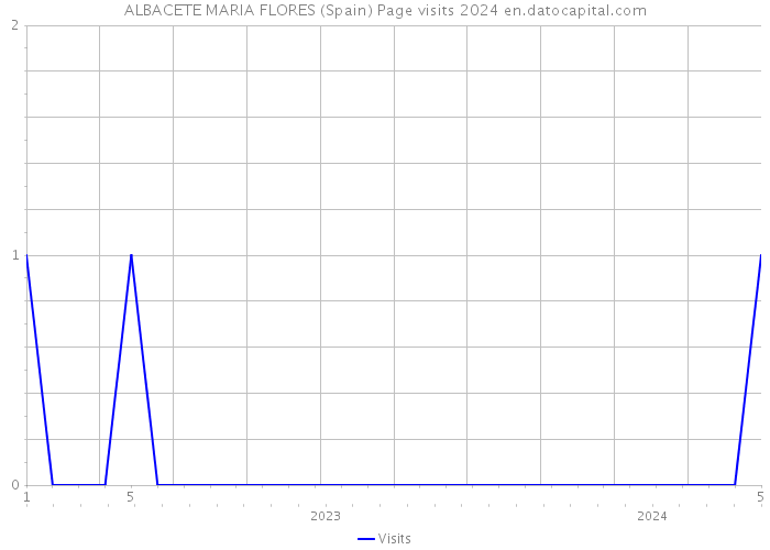 ALBACETE MARIA FLORES (Spain) Page visits 2024 