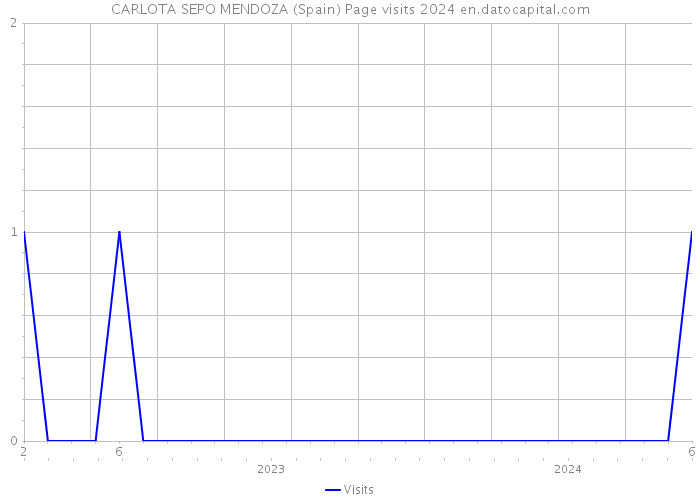 CARLOTA SEPO MENDOZA (Spain) Page visits 2024 