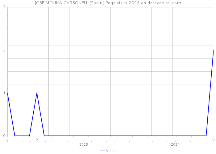 JOSE MOLINA CARBONELL (Spain) Page visits 2024 