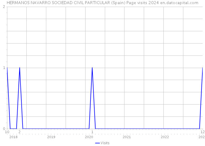 HERMANOS NAVARRO SOCIEDAD CIVIL PARTICULAR (Spain) Page visits 2024 