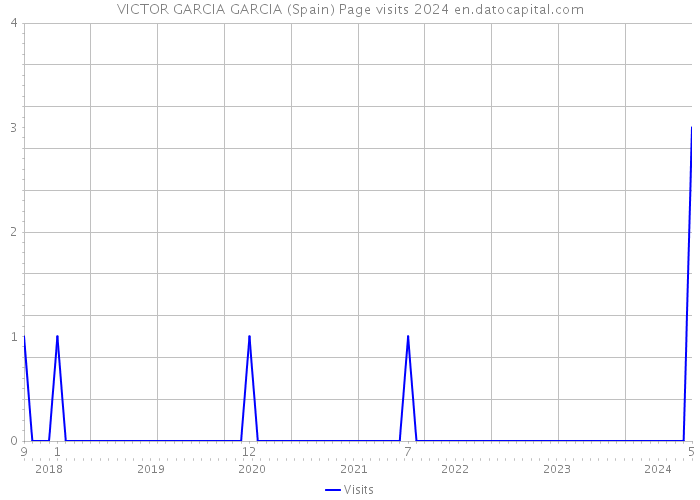 VICTOR GARCIA GARCIA (Spain) Page visits 2024 