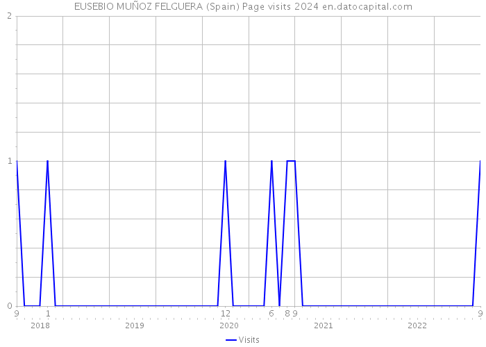 EUSEBIO MUÑOZ FELGUERA (Spain) Page visits 2024 