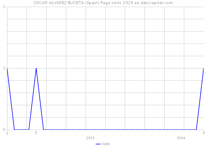 OSCAR ALVAREZ BUCETA (Spain) Page visits 2024 