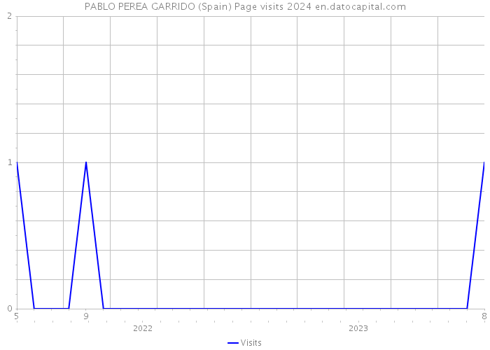 PABLO PEREA GARRIDO (Spain) Page visits 2024 