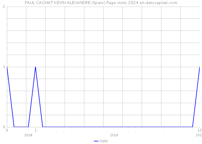 PAUL CACHAT KEVIN ALEXANDRE (Spain) Page visits 2024 