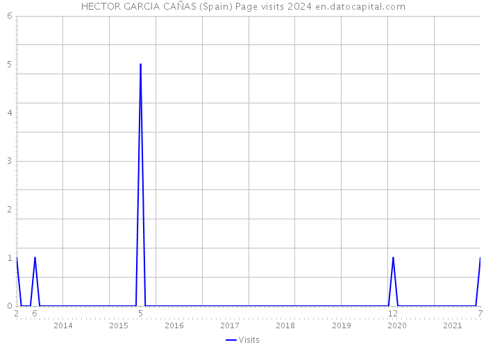 HECTOR GARCIA CAÑAS (Spain) Page visits 2024 