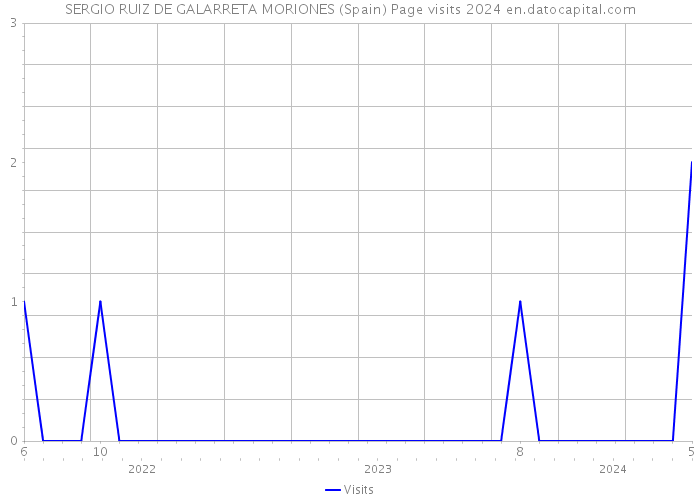 SERGIO RUIZ DE GALARRETA MORIONES (Spain) Page visits 2024 