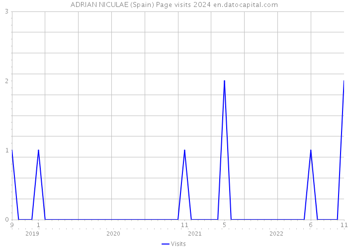 ADRIAN NICULAE (Spain) Page visits 2024 