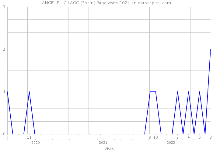 ANGEL PUIG LAGO (Spain) Page visits 2024 