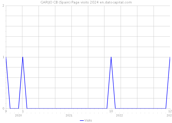 GARIJO CB (Spain) Page visits 2024 