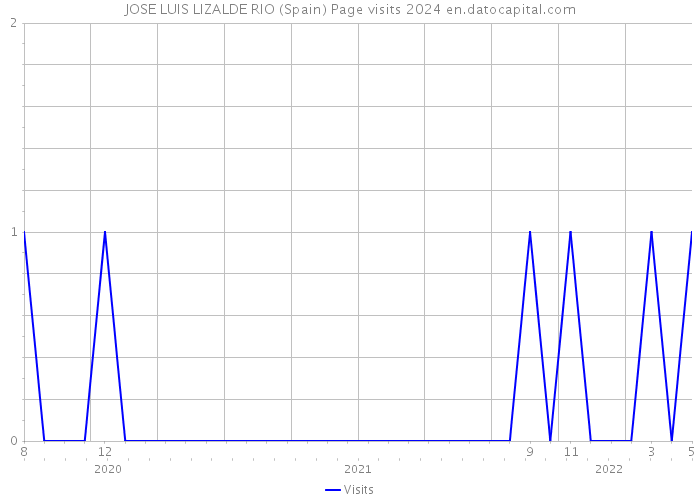 JOSE LUIS LIZALDE RIO (Spain) Page visits 2024 