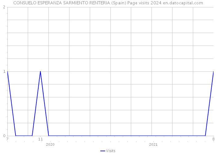 CONSUELO ESPERANZA SARMIENTO RENTERIA (Spain) Page visits 2024 