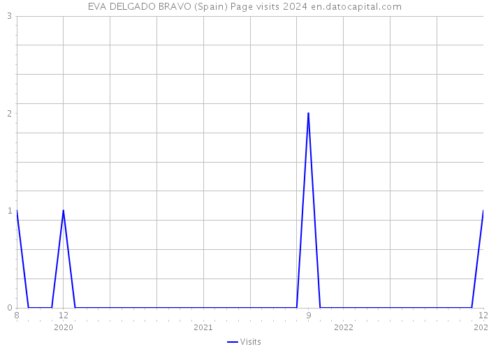 EVA DELGADO BRAVO (Spain) Page visits 2024 