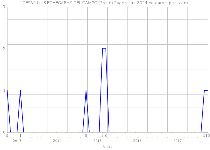 CESAR LUIS ECHEGARAY DEL CAMPO (Spain) Page visits 2024 