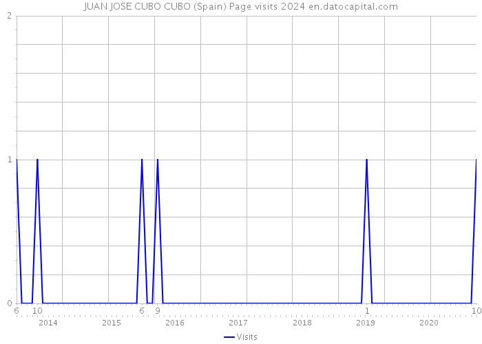 JUAN JOSE CUBO CUBO (Spain) Page visits 2024 