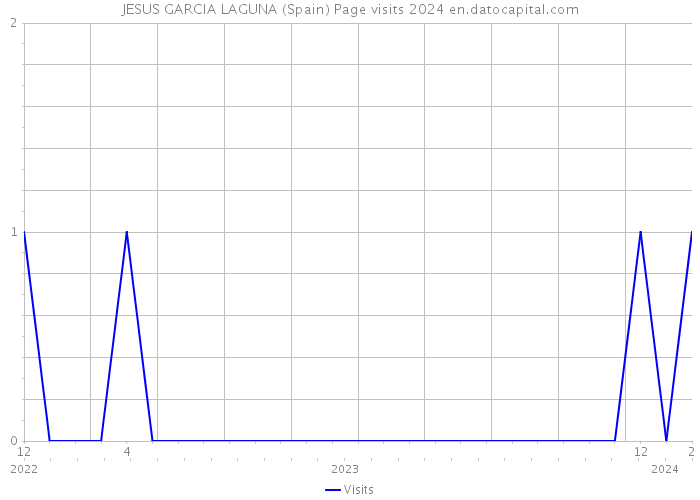 JESUS GARCIA LAGUNA (Spain) Page visits 2024 