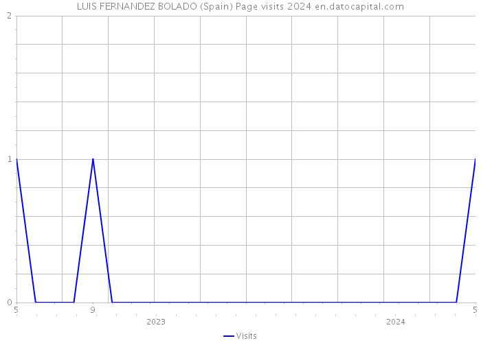 LUIS FERNANDEZ BOLADO (Spain) Page visits 2024 