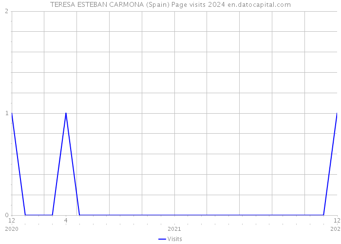 TERESA ESTEBAN CARMONA (Spain) Page visits 2024 