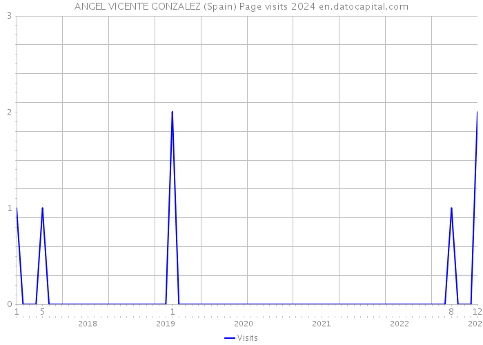 ANGEL VICENTE GONZALEZ (Spain) Page visits 2024 