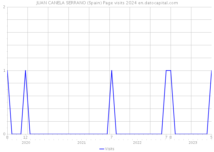 JUAN CANELA SERRANO (Spain) Page visits 2024 