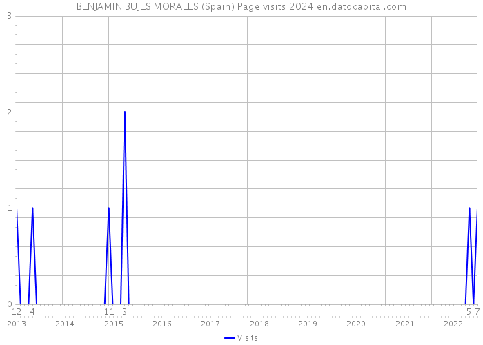 BENJAMIN BUJES MORALES (Spain) Page visits 2024 