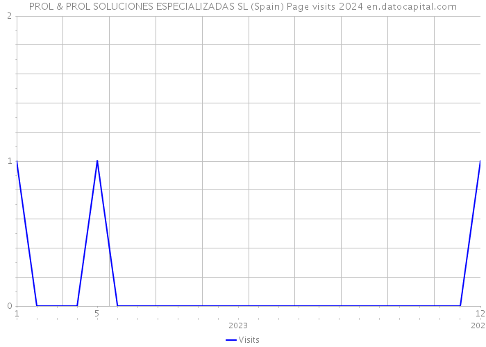 PROL & PROL SOLUCIONES ESPECIALIZADAS SL (Spain) Page visits 2024 