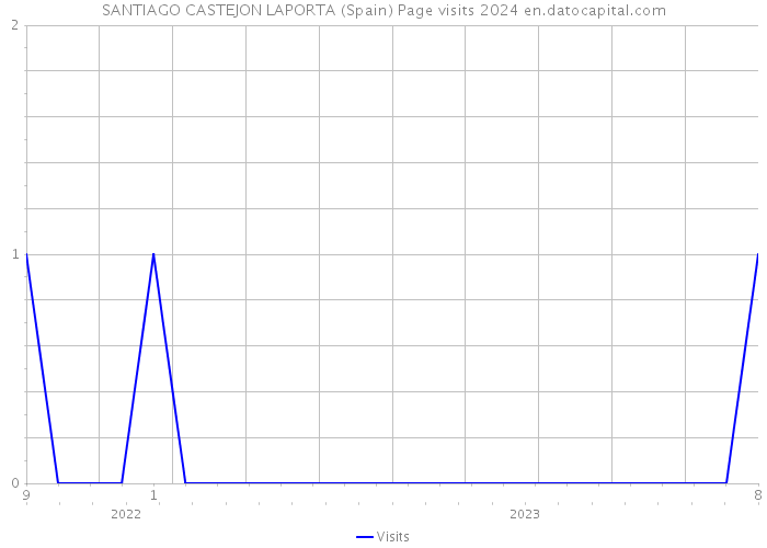 SANTIAGO CASTEJON LAPORTA (Spain) Page visits 2024 