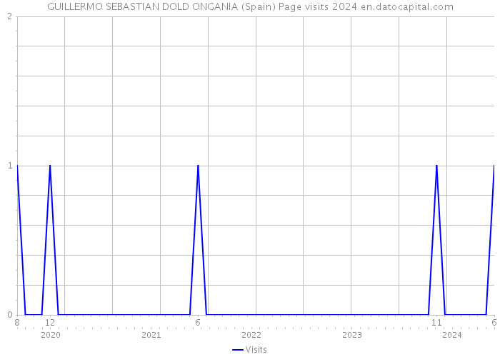 GUILLERMO SEBASTIAN DOLD ONGANIA (Spain) Page visits 2024 