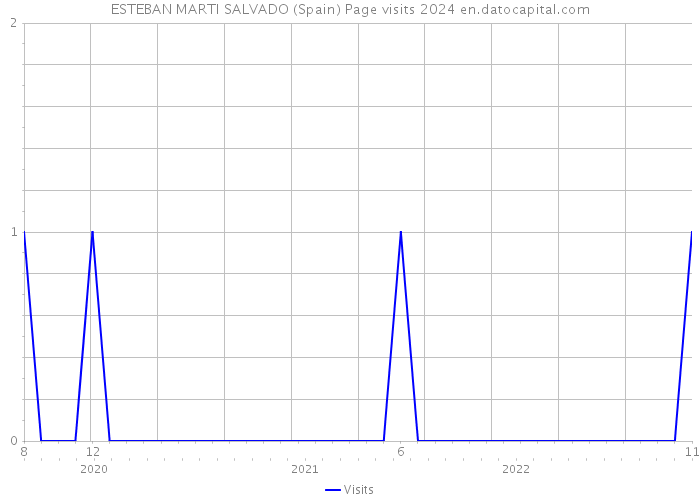 ESTEBAN MARTI SALVADO (Spain) Page visits 2024 