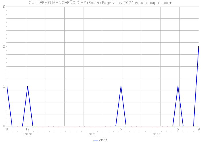 GUILLERMO MANCHEÑO DIAZ (Spain) Page visits 2024 