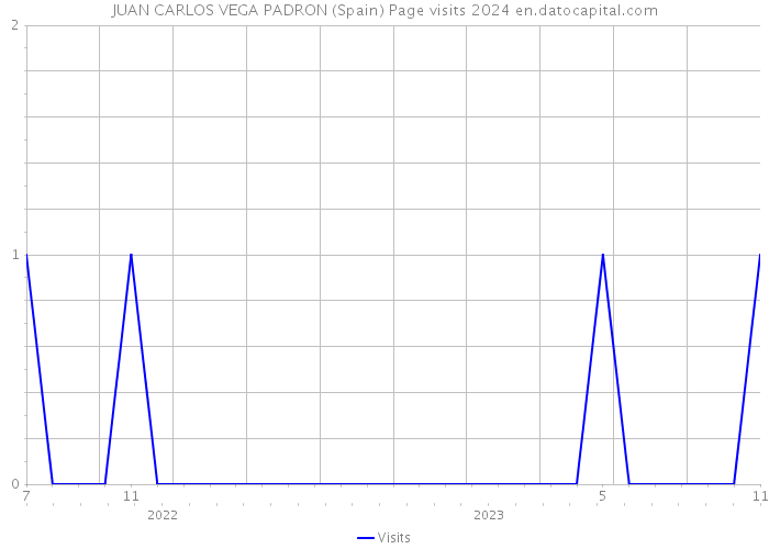 JUAN CARLOS VEGA PADRON (Spain) Page visits 2024 