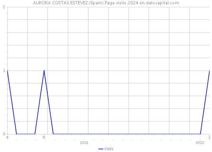 AURORA COSTAS ESTEVEZ (Spain) Page visits 2024 