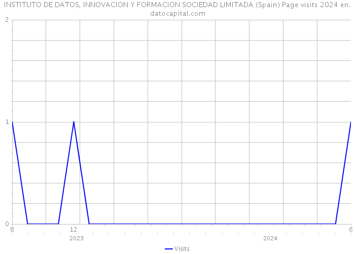 INSTITUTO DE DATOS, INNOVACION Y FORMACION SOCIEDAD LIMITADA (Spain) Page visits 2024 