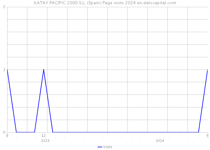 KATAY PACIFIC 2000 S.L. (Spain) Page visits 2024 