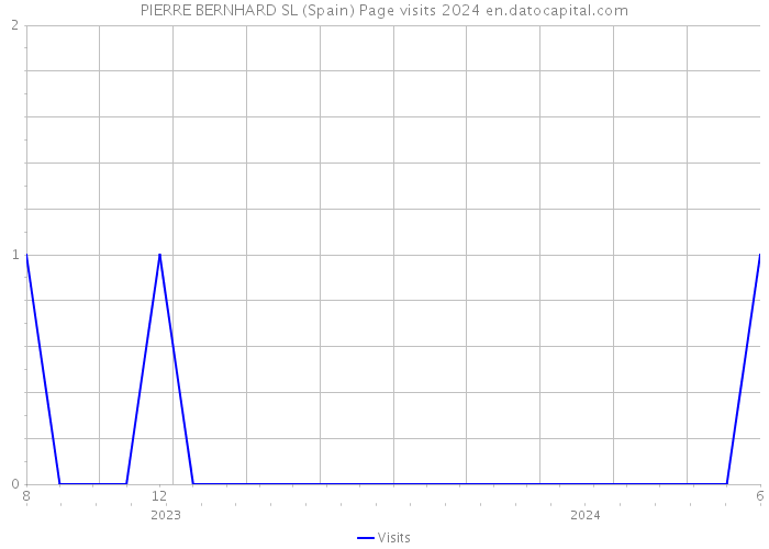 PIERRE BERNHARD SL (Spain) Page visits 2024 