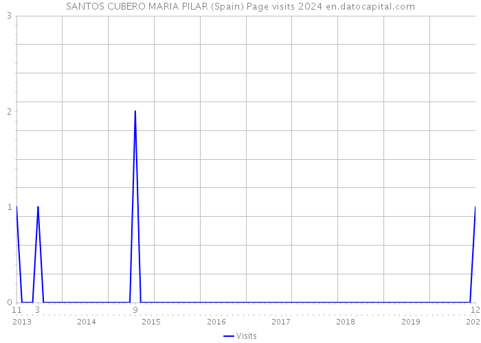 SANTOS CUBERO MARIA PILAR (Spain) Page visits 2024 