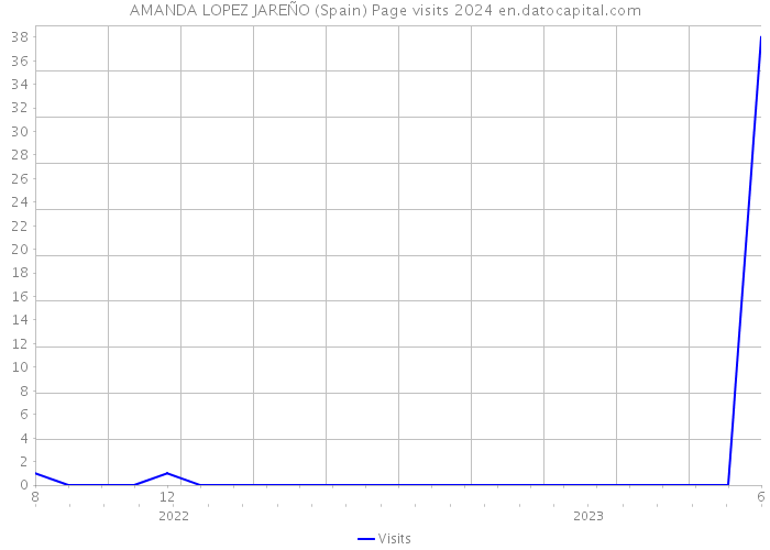 AMANDA LOPEZ JAREÑO (Spain) Page visits 2024 