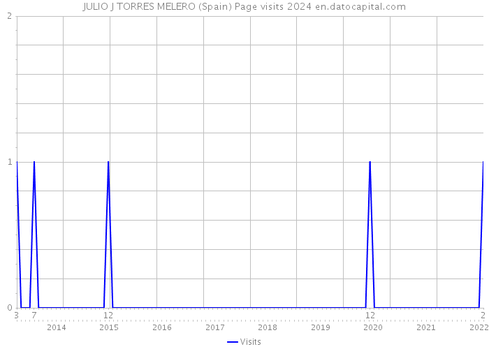 JULIO J TORRES MELERO (Spain) Page visits 2024 