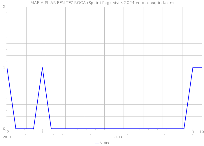 MARIA PILAR BENITEZ ROCA (Spain) Page visits 2024 