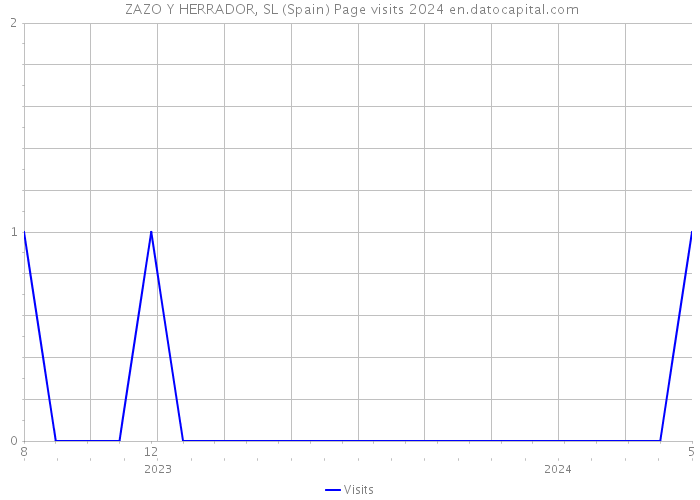  ZAZO Y HERRADOR, SL (Spain) Page visits 2024 