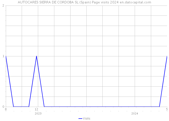 AUTOCARES SIERRA DE CORDOBA SL (Spain) Page visits 2024 