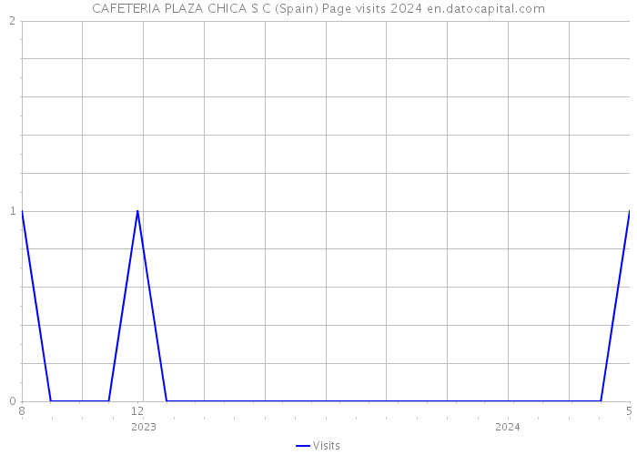 CAFETERIA PLAZA CHICA S C (Spain) Page visits 2024 