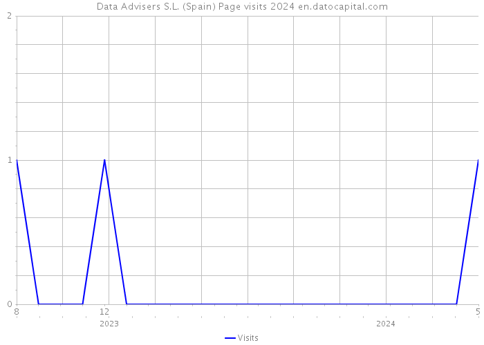 Data Advisers S.L. (Spain) Page visits 2024 