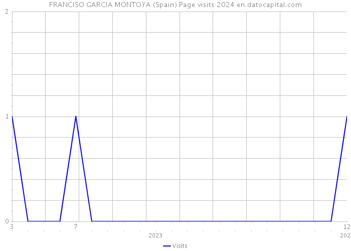 FRANCISO GARCIA MONTOYA (Spain) Page visits 2024 