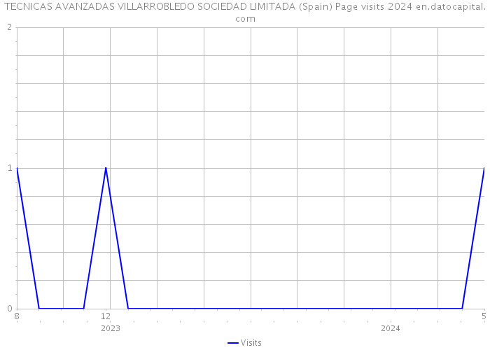 TECNICAS AVANZADAS VILLARROBLEDO SOCIEDAD LIMITADA (Spain) Page visits 2024 