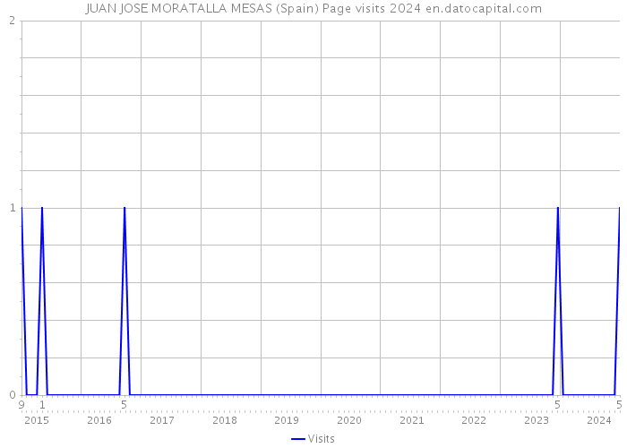 JUAN JOSE MORATALLA MESAS (Spain) Page visits 2024 
